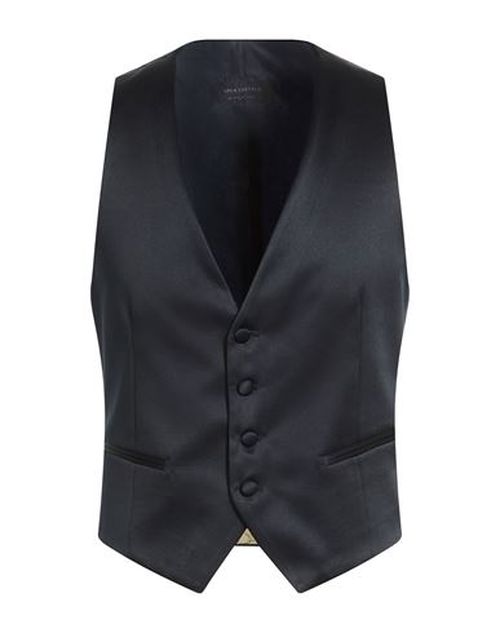 Man Tailored Vest Midnight blue Size 42 Polyester