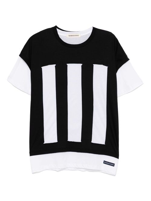 Namacheko double-layered t-shirt - Black
