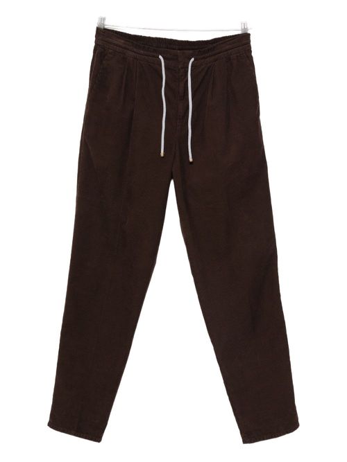 Cotton track pants - Brown