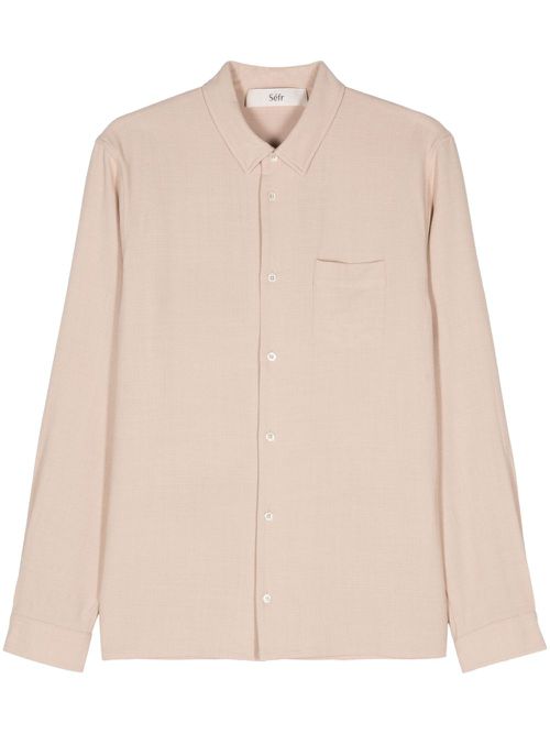 Hampus crepe shirt - Neutrals