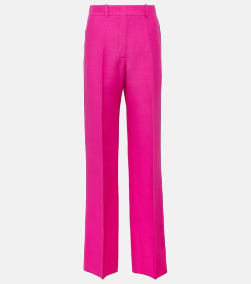 Crêpe Couture wool wide-leg pants