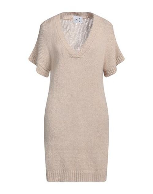 Niū Woman Sweater Beige Size S Acrylic, Polyamide, Alpaca wool, Viscose, Polyester