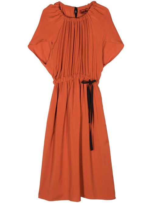 Mccardell drawstring-waist maxi dress - Orange