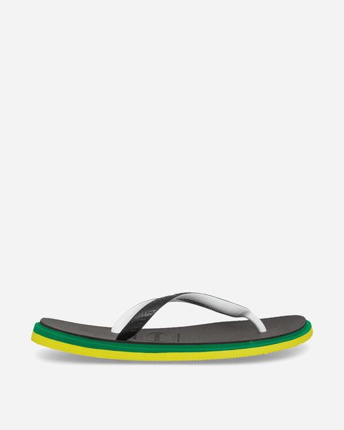 Brasil Twist Flip Flops Black