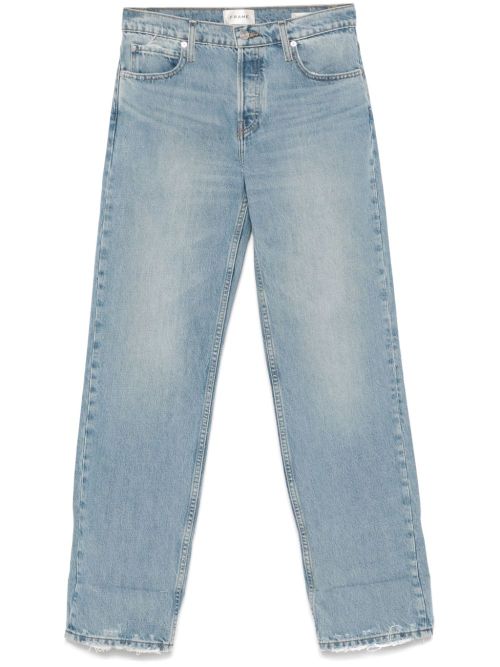 Slouchy Straight Wide jeans - Blue