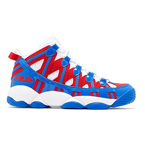 Fila Men's Stackhouse Spaghetti Basketball Sneakers Safety Yellow/Navy/White