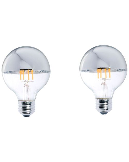 LED 5W Dimmable Half Mirror Light Bulb Set