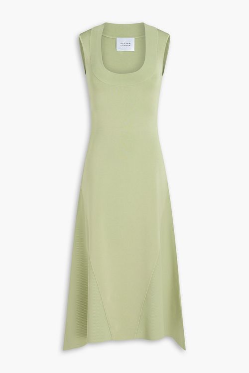 Claudia ponte midi dress - Green - L