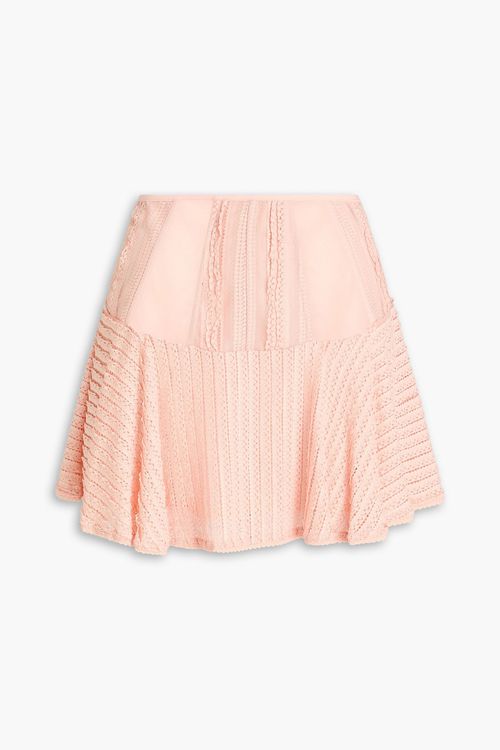 Hamaty lace and tulle mini skirt - Pink - L
