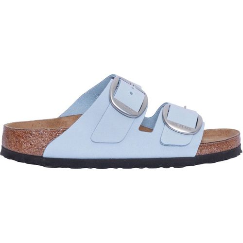 Birkenstock Arizona Big Buckle Baby Blue, Nubuck Leather