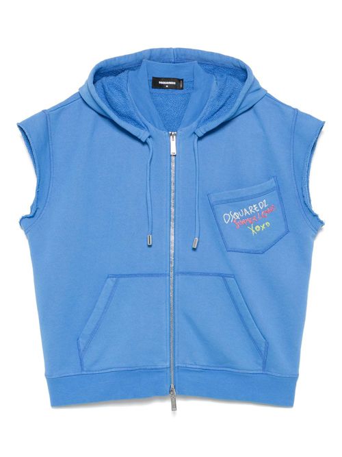 DSQUARED2 Adriana hoodie - Blue