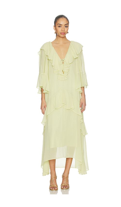 Scarlett Poppies Chiffira Dress in Lemon. M. Also in