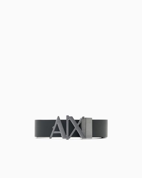 Plate belt leather with plate buckle