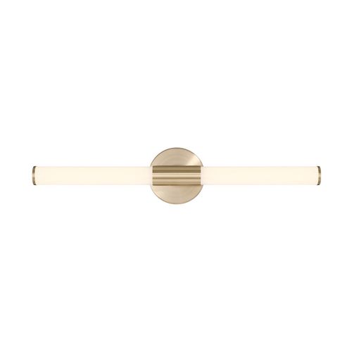Connor 24" Mini Tube LED Cylinder Vanity Light in Bra