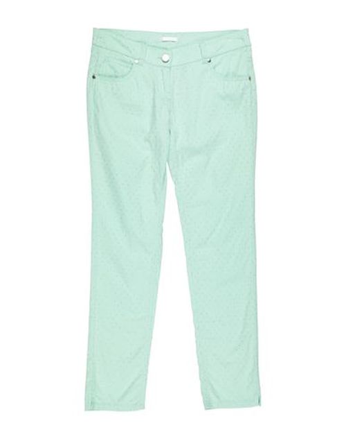 Kid Girl Pants Light green Size 11 Cotton, Elastane