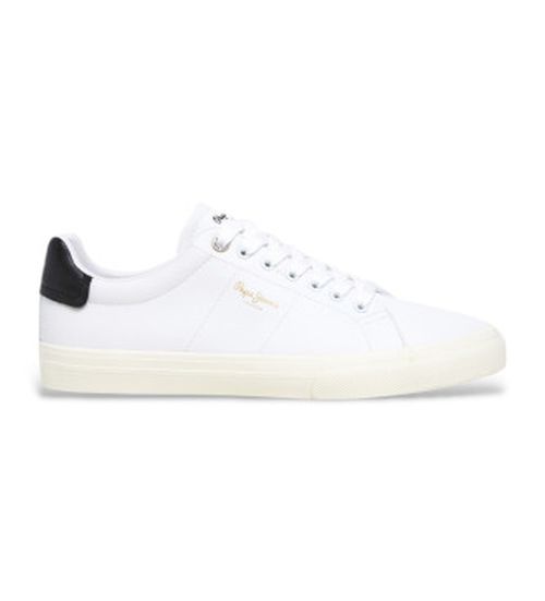 Pepe Jeans for man. PMS31076 Trainers Kenton Fresh white (42), Flat, Laces, Casual