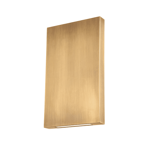 Patina Brass LED Outdoor Wall Sconce from the Thayne Collection