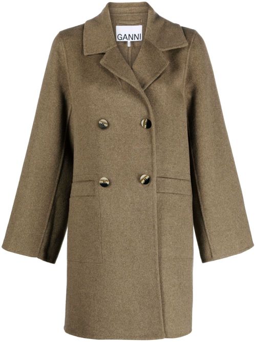 Double-breasted jacket - Brown