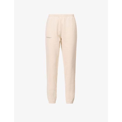 Womens Sand 365 Signature Mid-rise Organic and Recycled Cotton-blend Jogging Bottoms