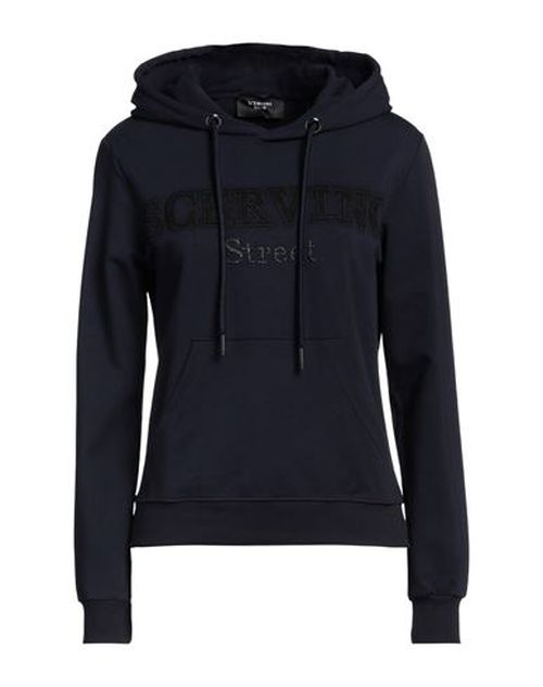Woman Sweatshirt Midnight blue Size M Cotton, Elastane
