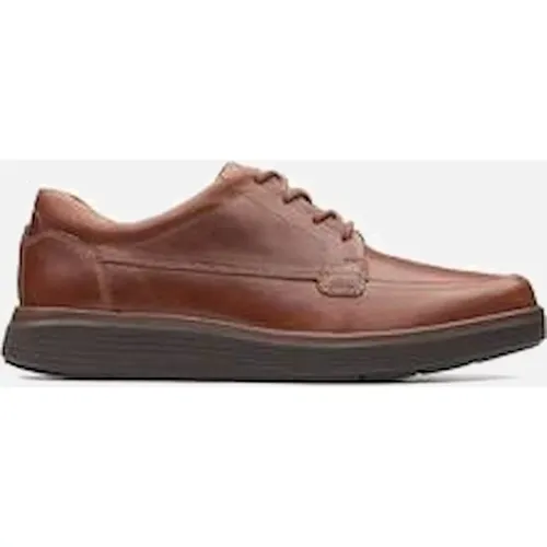 Men's Clarks Un Abode Ease dark tan Extra Wide - Brown