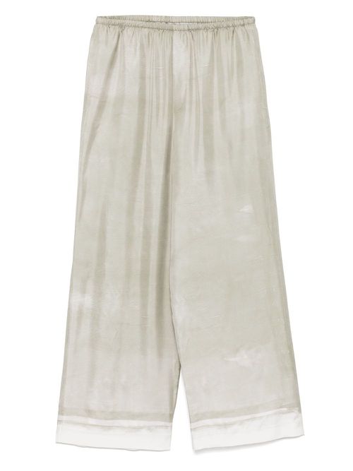 Patterned trousers - Green