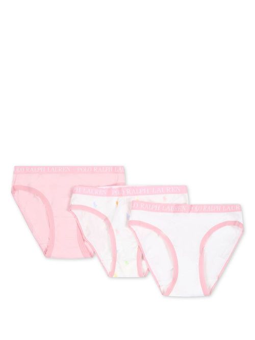 Logo-band briefs (pack of three) - White