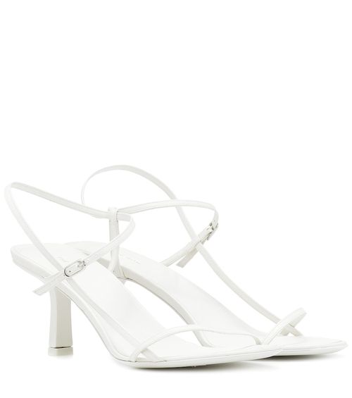 Bare leather sandals