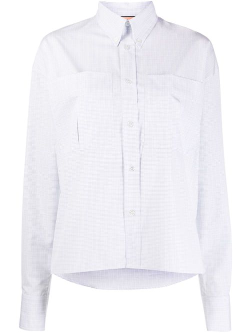 Relaxed-fit button-down shirt - White