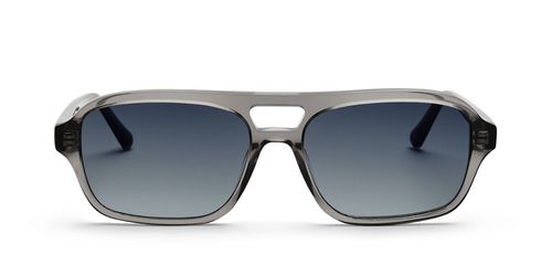 Messy Weekend BURT Transparent Grey Grey Men's Sunglasses Grey Size 56