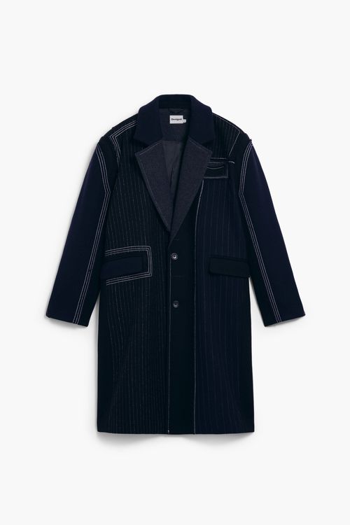 Long striped coat