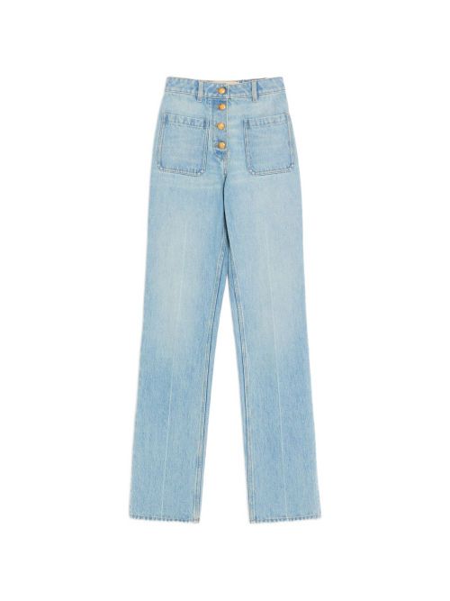 Denim cotton jeans