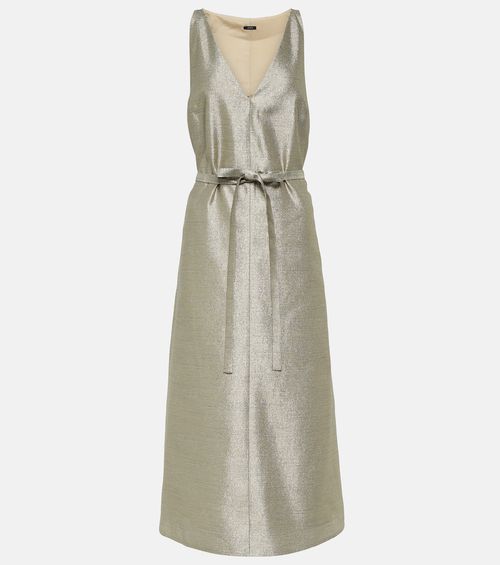 Desiree metallic midi dress
