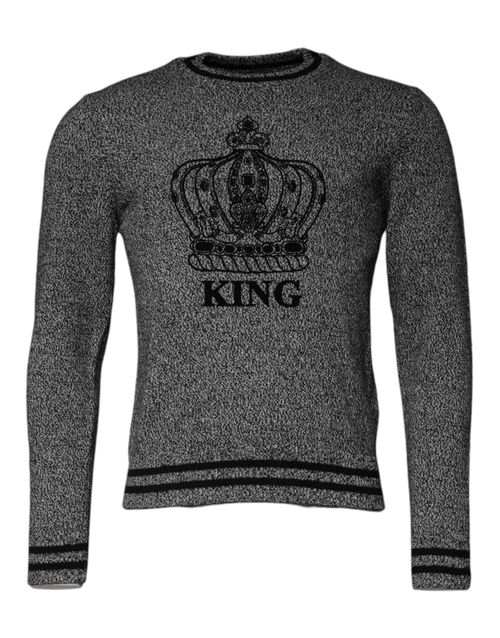 Crown King Cashmere Sweater — Gray