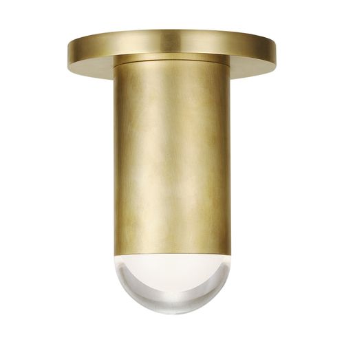 Ebell 1-Light 5.70"H LED Flush Mount in Natural Bra