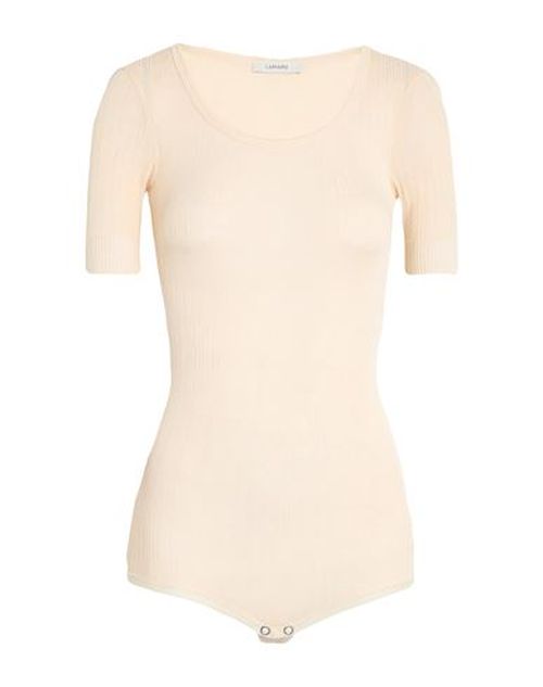 Woman Bodysuit Blush Size M Viscose, Silk
