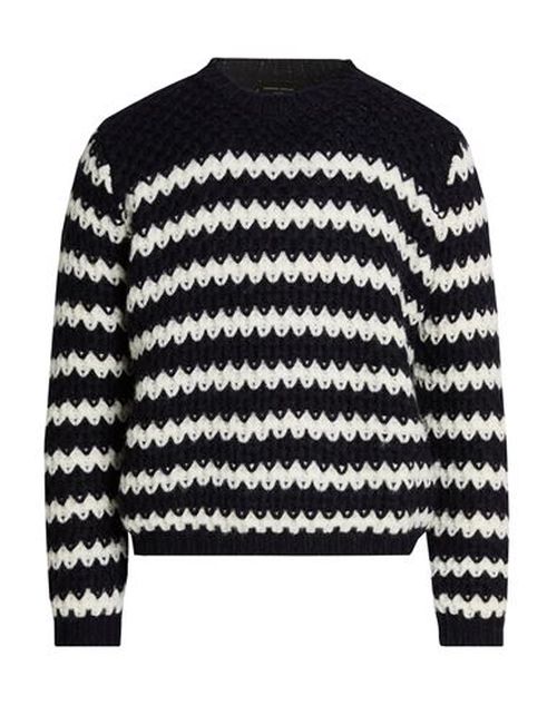 Man Sweater Midnight blue Size S Baby alpaca wool, Polyamide, Wool