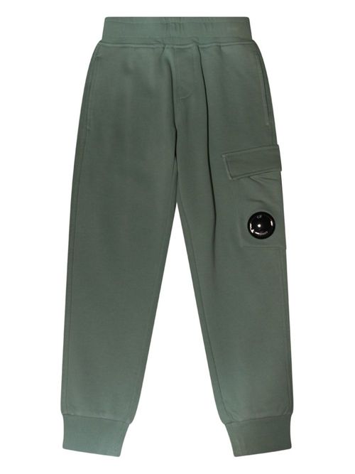 Lens-detailed track pants - Green