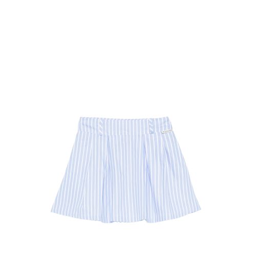 Sia Striped Pleated Mini Skirt