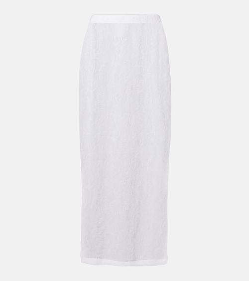 Wardrobe. NYC Sheer lace midi skirt