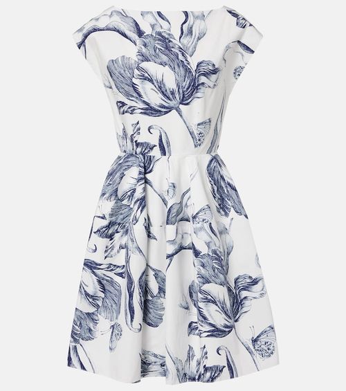 Floral cotton minidress