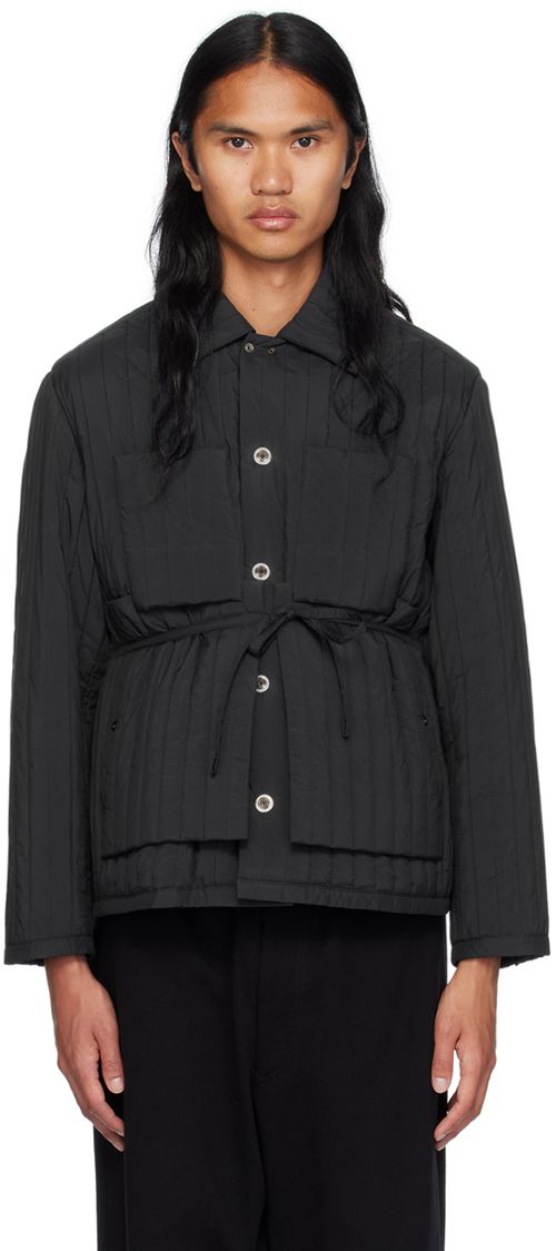 Craig Green Black Quilted Worker Jacket
