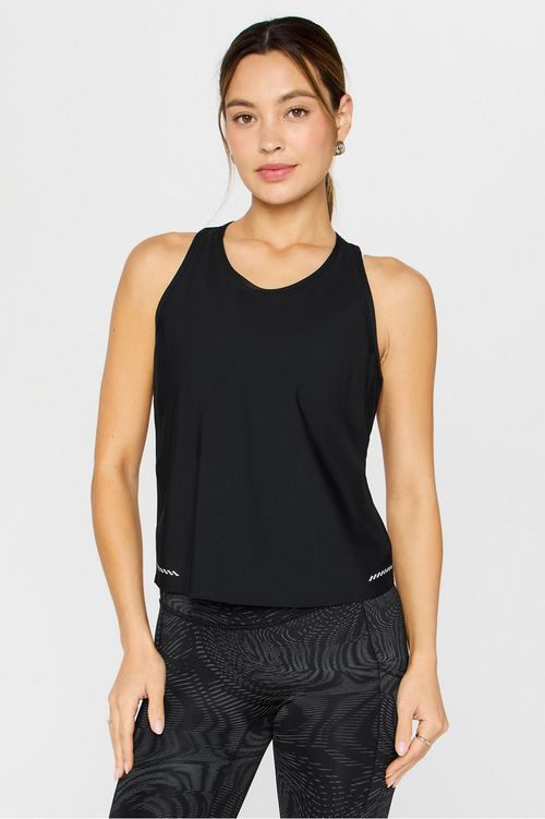 Fabletics Women's Essential Air Tank Top Zwart Plus 2X