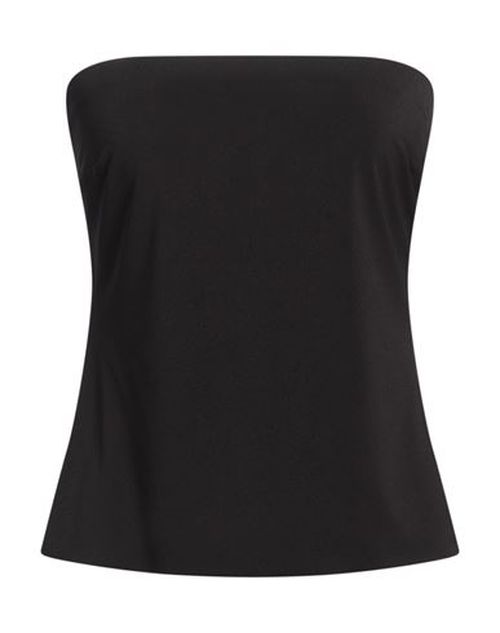 Woman Top Black Size 10 Polyester, Elastane