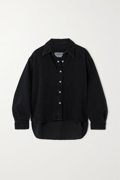 Aiden Denim Shirt - Black