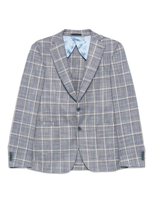 Wool-blend blazer - Blue