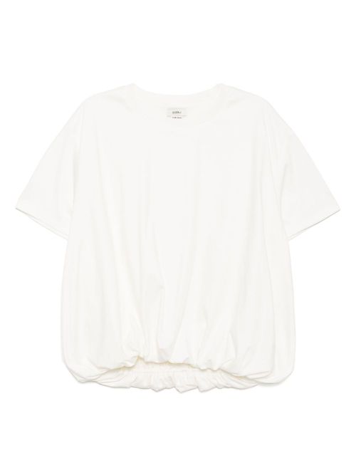 Goen.J short-sleeve cotton top - White