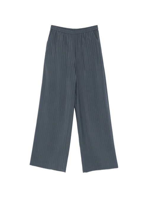 Pinstriped trousers