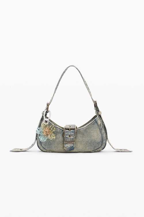 Dyed denim bag