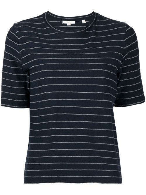 Striped short-sleeve T-shirt - Blue